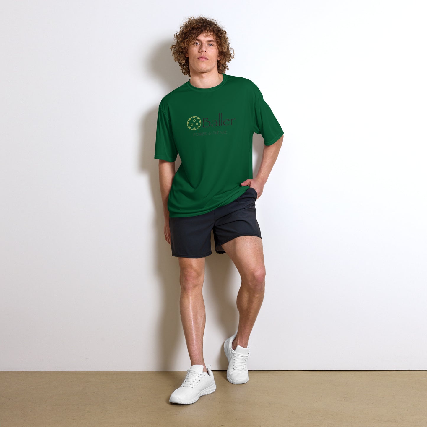 Baller - Unisex performance crew neck t-shirt