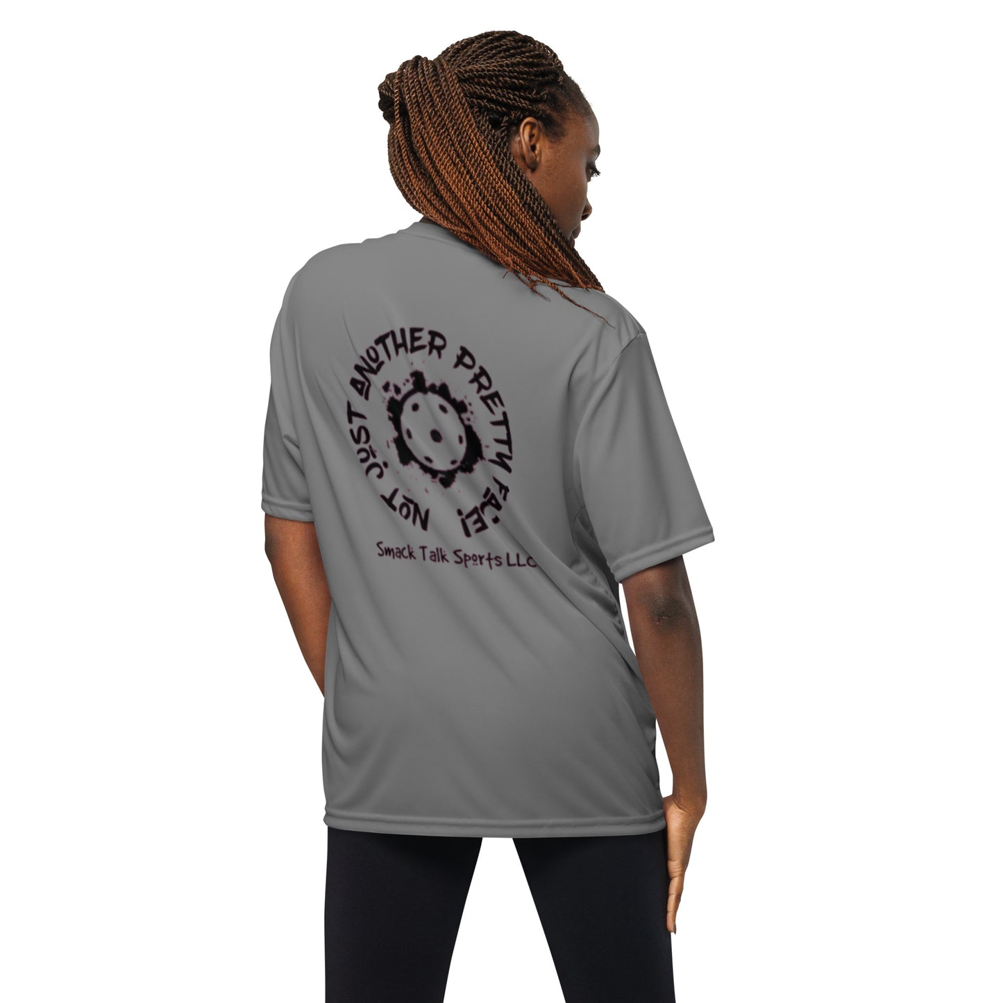 Woman Pickleballer - Unisex performance crew neck t-shirt