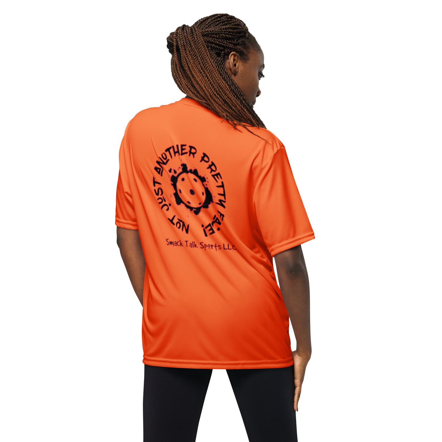 Woman Pickleballer - Unisex performance crew neck t-shirt