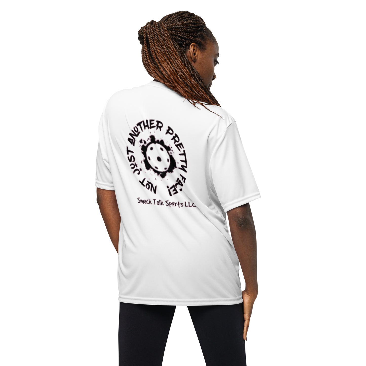 Woman Pickleballer - Unisex performance crew neck t-shirt
