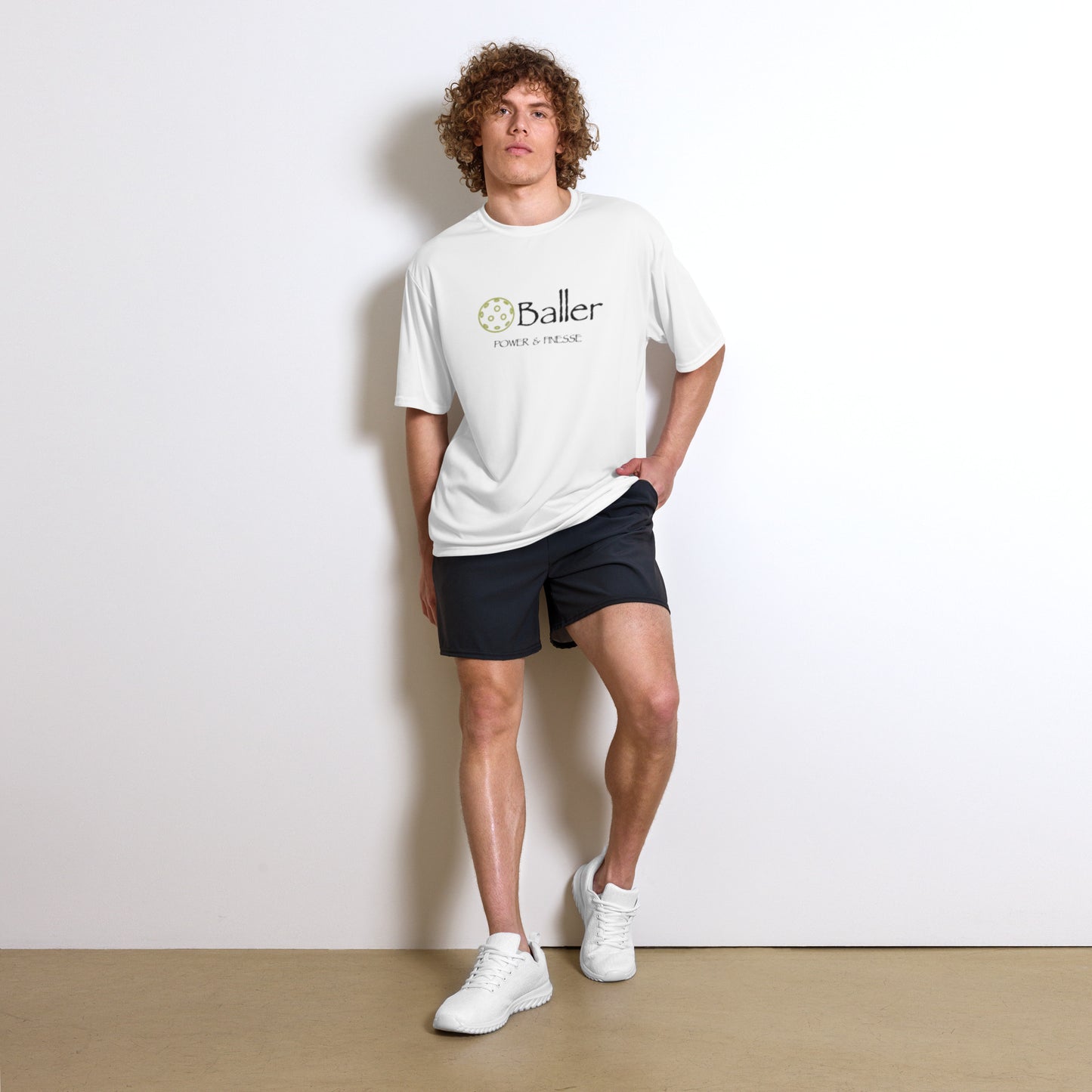 Baller - Unisex performance crew neck t-shirt